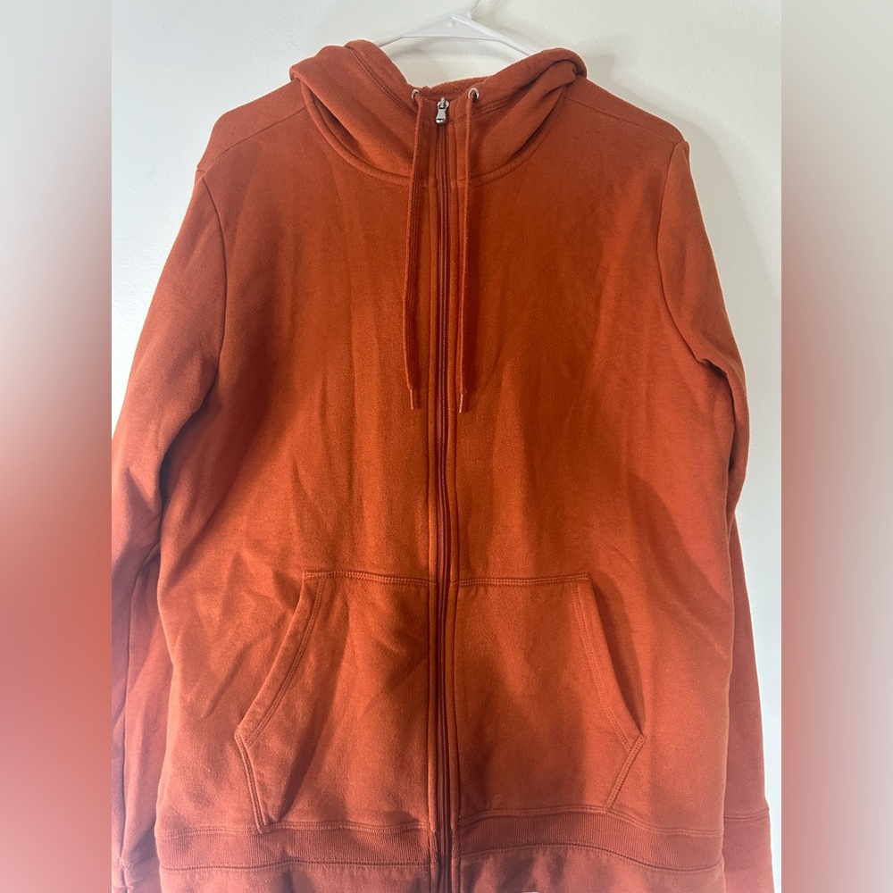 Tek Gear Burnt Orange Fleece Jacket